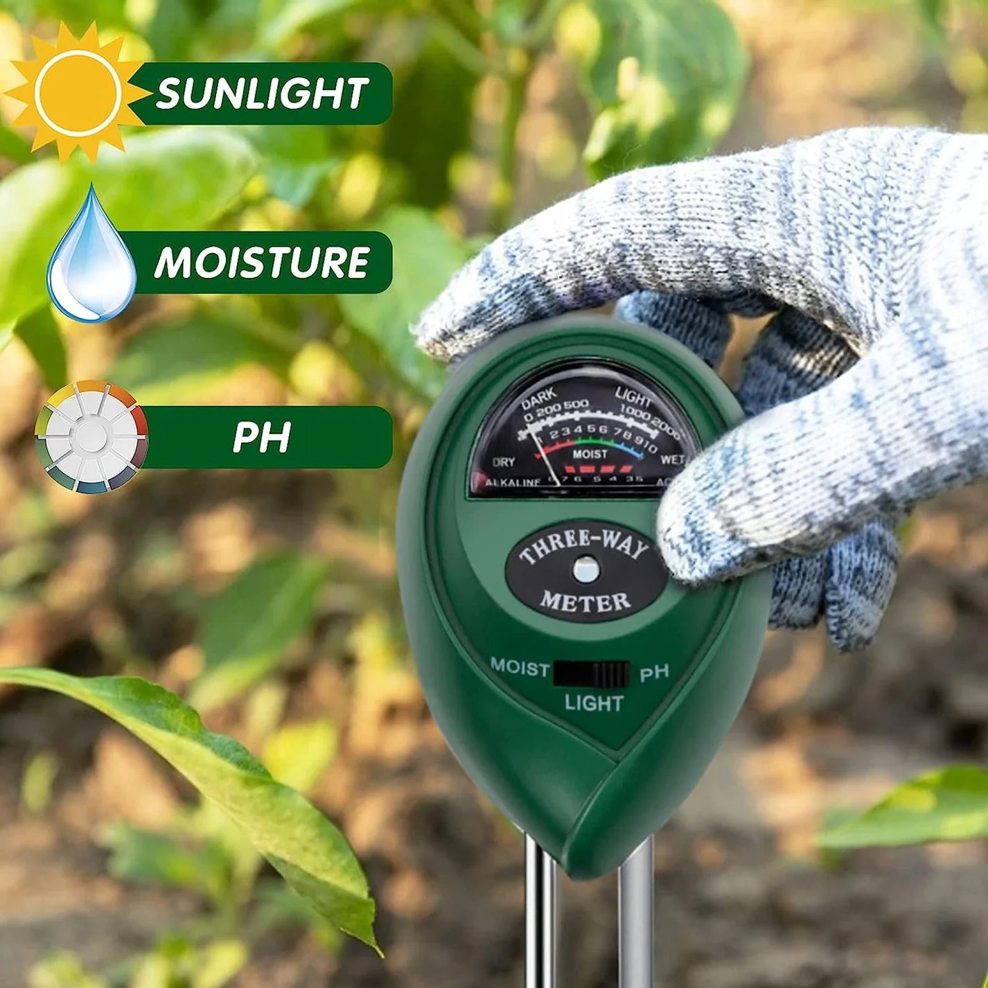 4-in-1 Soil Test Meter - Image 3