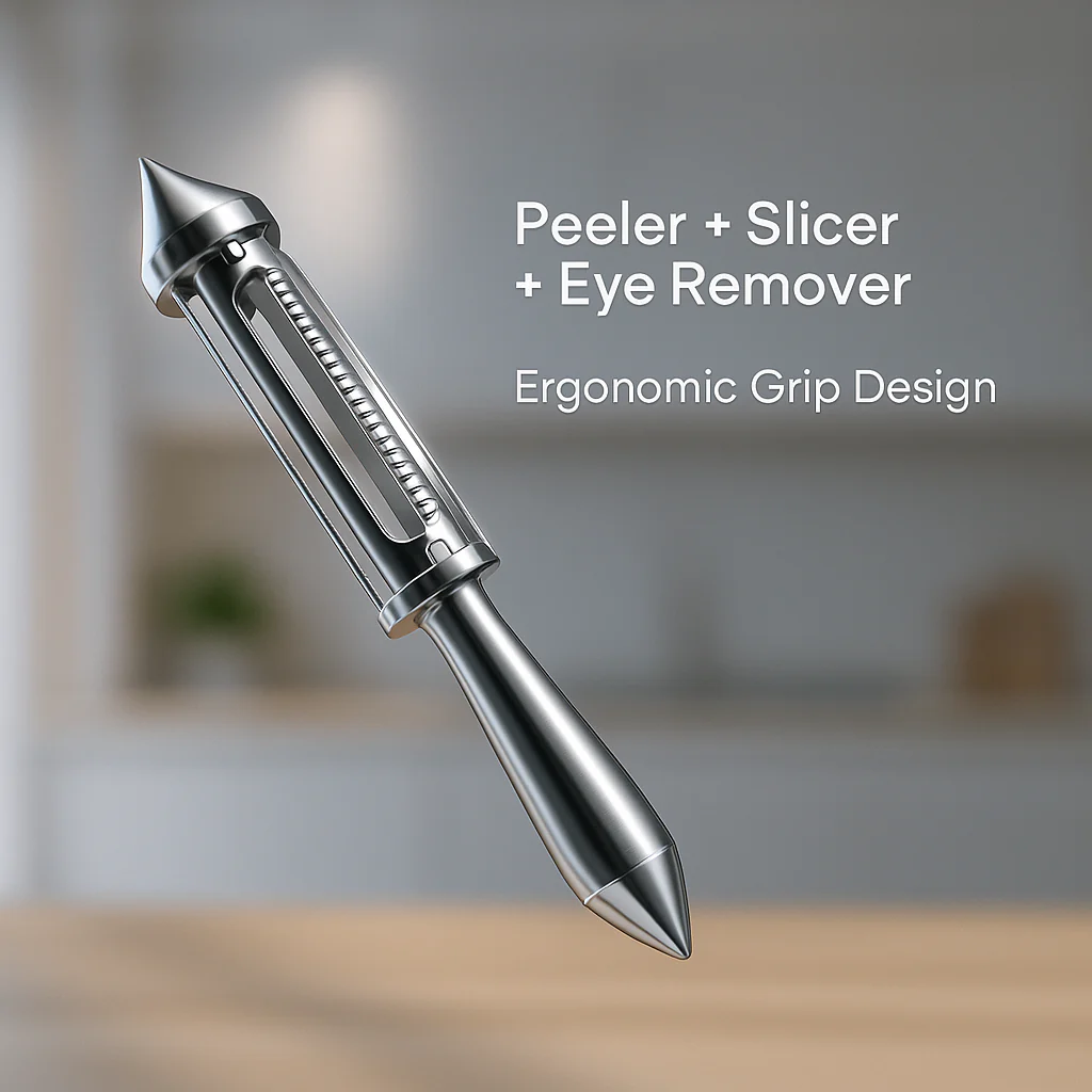 3 in 1 Stainless steel Multifunctional Veggie Peeler (Buy 1 Get 1 FREE) - Image 2