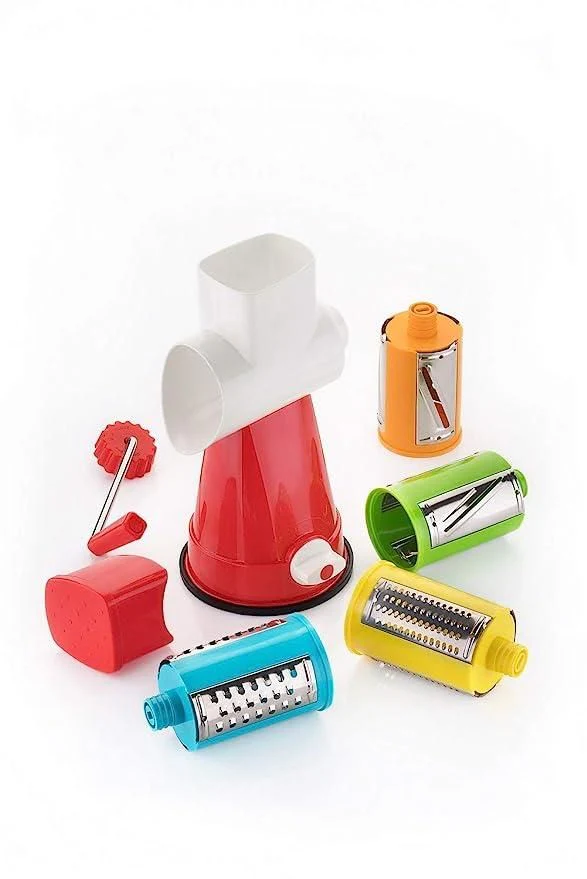 4 in 1 Rotary Drum Vegetable Grater & Slicer - Image 2