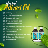 ADIVASI HERBAL NILAMBARI HAIR OIL! PACK OF 2 (BUY 1 GET 1 FREE)(4.9 ⭐⭐⭐⭐⭐ 93,830 REVIEWS) NEW - Image 3