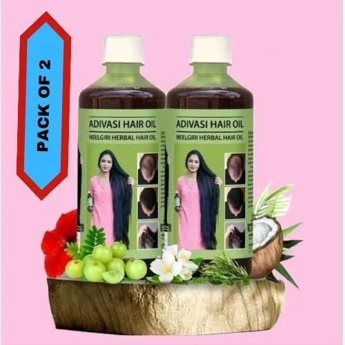 ADIVASI HERBAL NILAMBARI HAIR OIL! PACK OF 2 (BUY 1 GET 1 FREE)(4.9 ⭐⭐⭐⭐⭐ 93,830 REVIEWS) NEW - Image 5