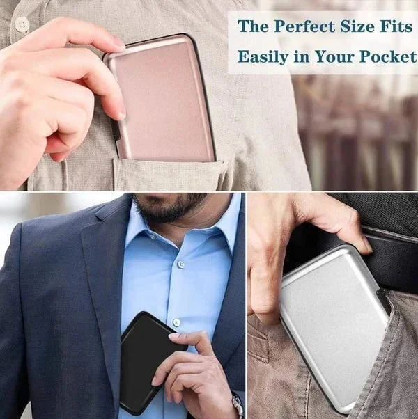Alloy Anti-theft Aluminum Wallet - Image 7