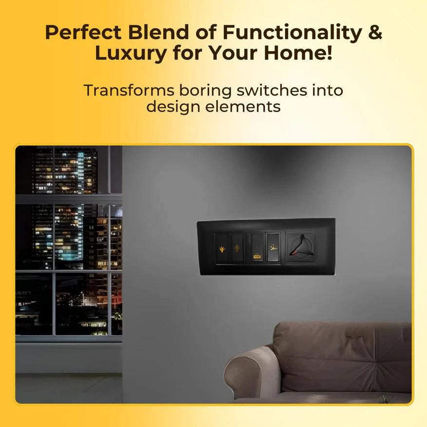 Black & Gold Switch Stickers - Image 6
