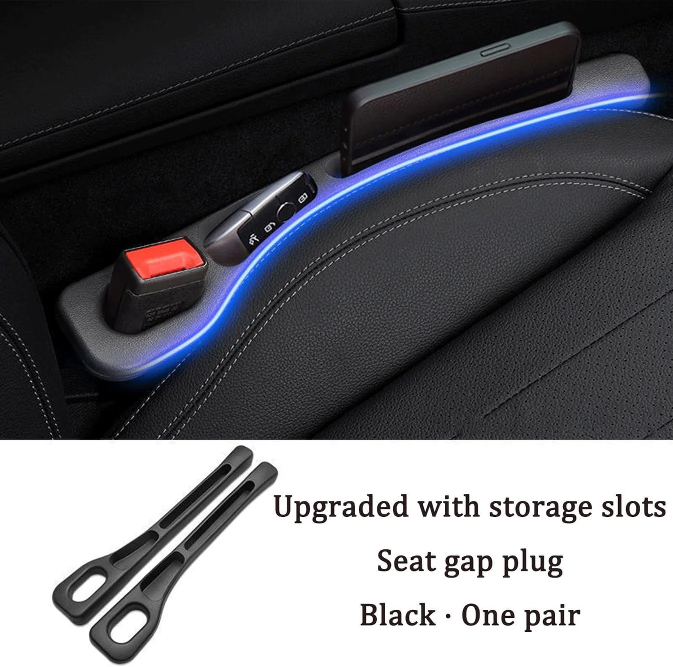 High-Quality Car Seat Gap Filler - Easy Installation- FIT FOR ALL CARS ( Pack of 2 )