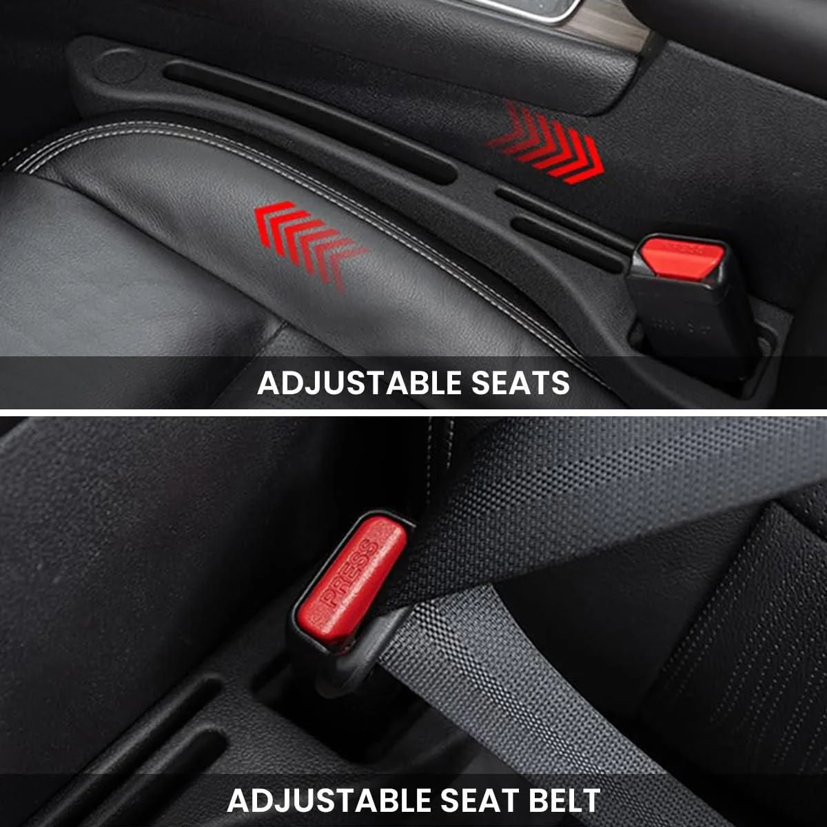 High-Quality Car Seat Gap Filler - Easy Installation- FIT FOR ALL CARS ( Pack of 2 ) - Image 3