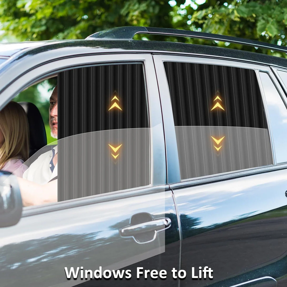 4 Piece Magnetic Curtains for Car Window - Image 7