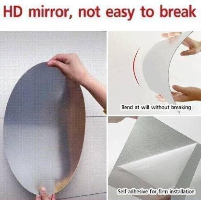 Combo of Oval Shape & Square Shape Mirror (Pack of 2) - Image 5
