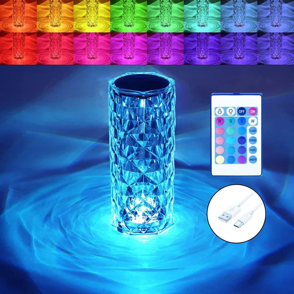 Diamond Crystal Lamp (Multi-Color) - Image 2