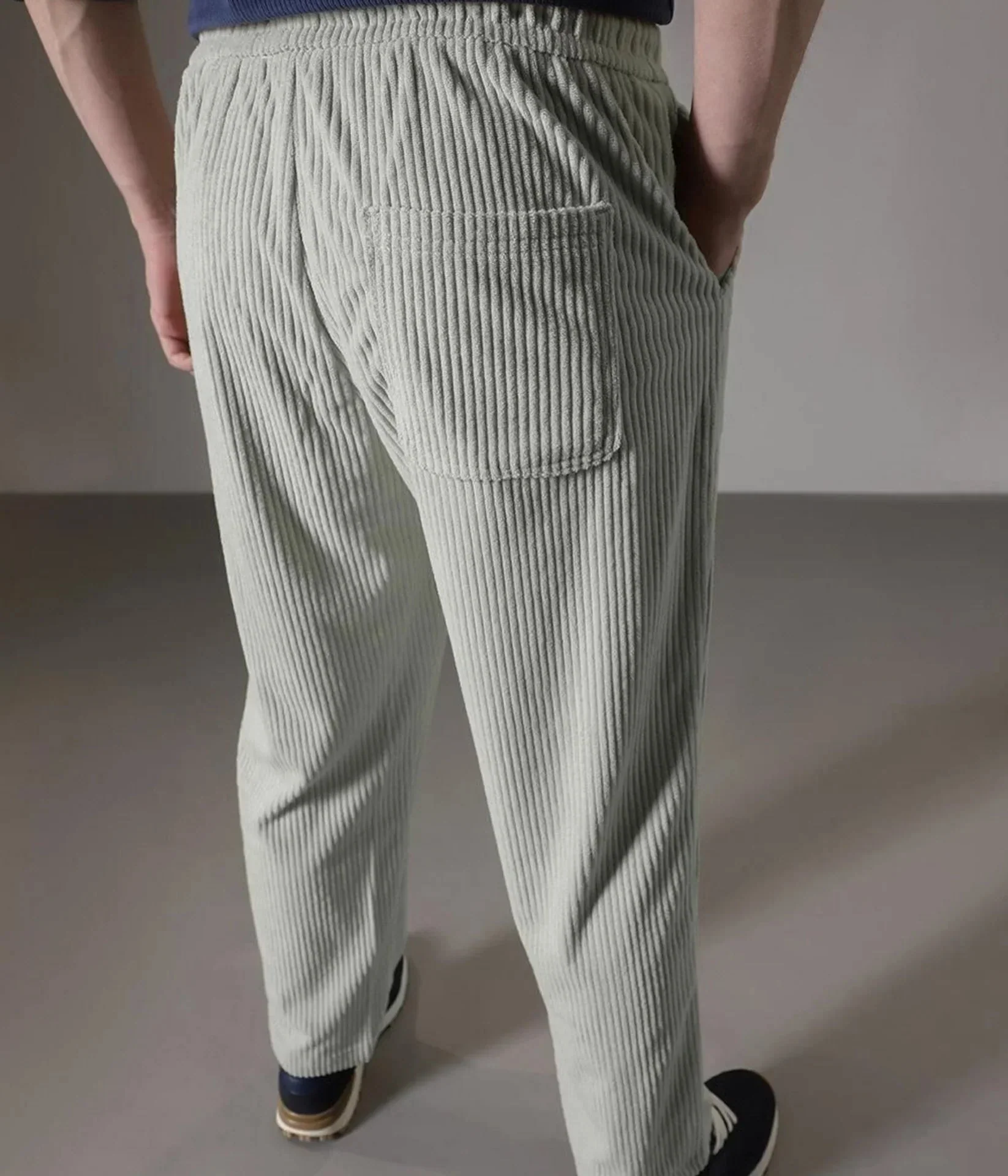 Combo of 2 Cuadray Fabric Stylish Pants | Perfect Blend of Comfort & Style - Black & Grey (Buy 1 Get 1 Freeš„š„) Regular - Image 2