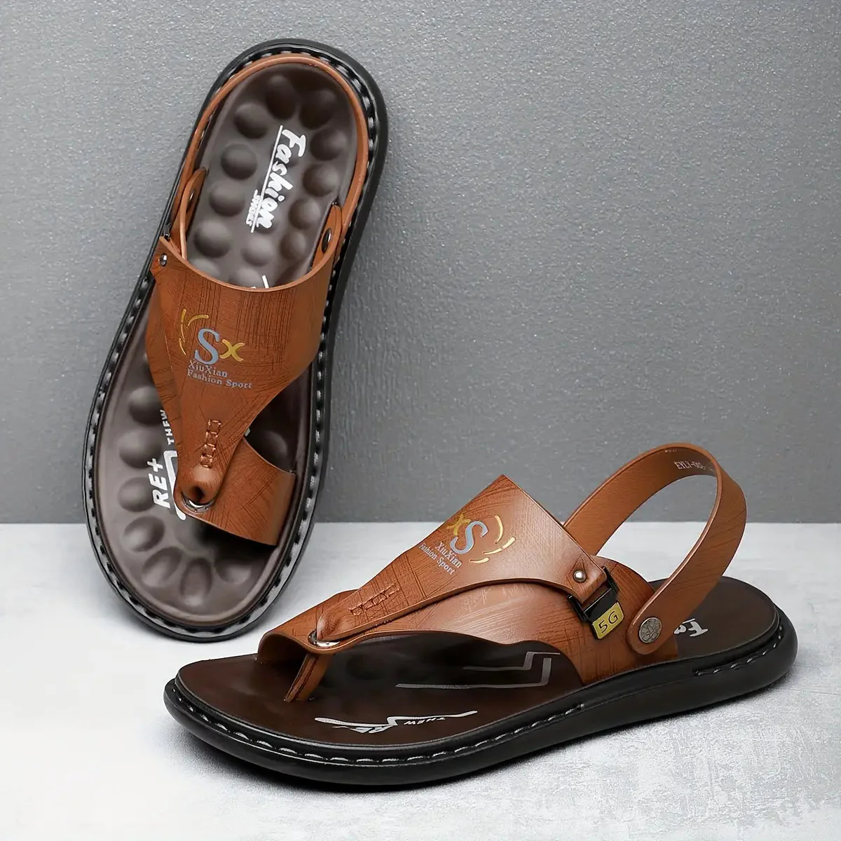 Air Walkers™- Daily Wear Cushioned Sandals (Brown) | FLAT 45% Off 🔥 - Image 5