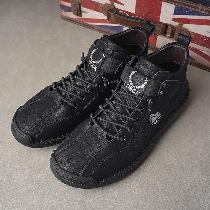 DAGY LEATHER SHOES - BLACK - Image 3
