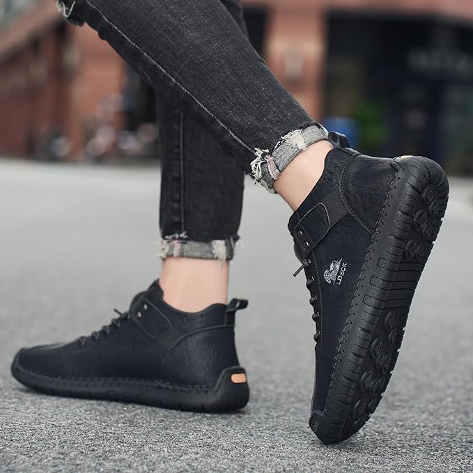 DAGY LEATHER SHOES - BLACK - Image 4