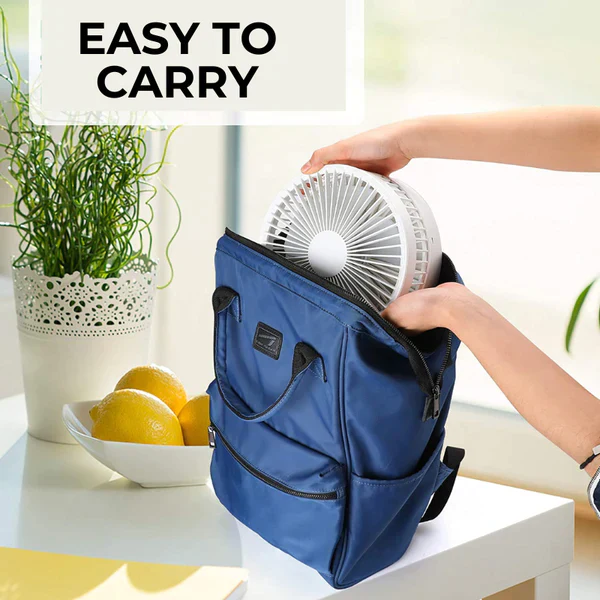 Space Life™ Powerful Rechargeable Table Fan - Image 2