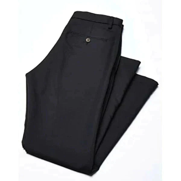 🔥👖High Stretch Men's Classic Pant For Men (BLACK) 💖 - Image 10