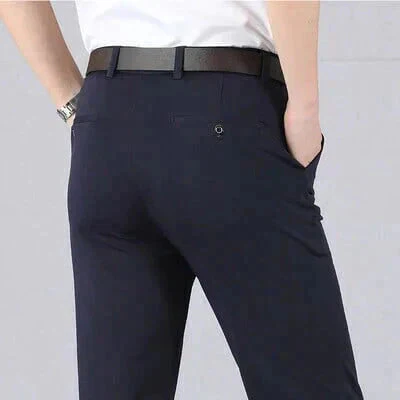 🔥👖High Stretch Men's Classic Pant For Men (BLACK) 💖 - Image 4
