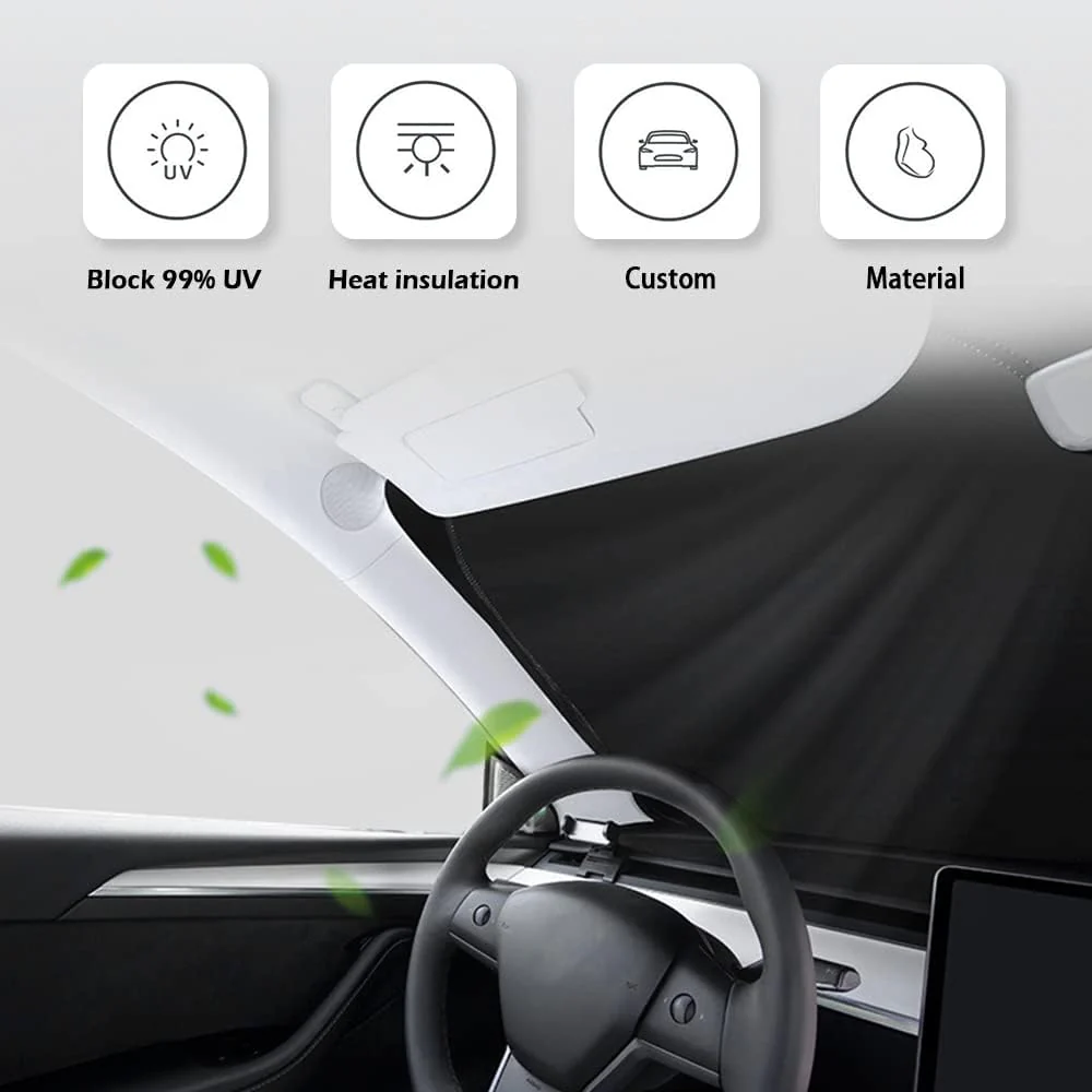 CAR SUNSHADE PROTECTORPROTECT CAR INTERIOR FROM UV RAYS AND HIGH HEAT - Image 3