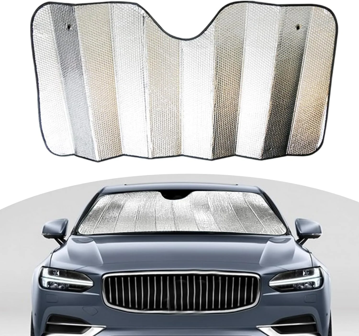 CAR SUNSHADE PROTECTORPROTECT CAR INTERIOR FROM UV RAYS AND HIGH HEAT - Image 4