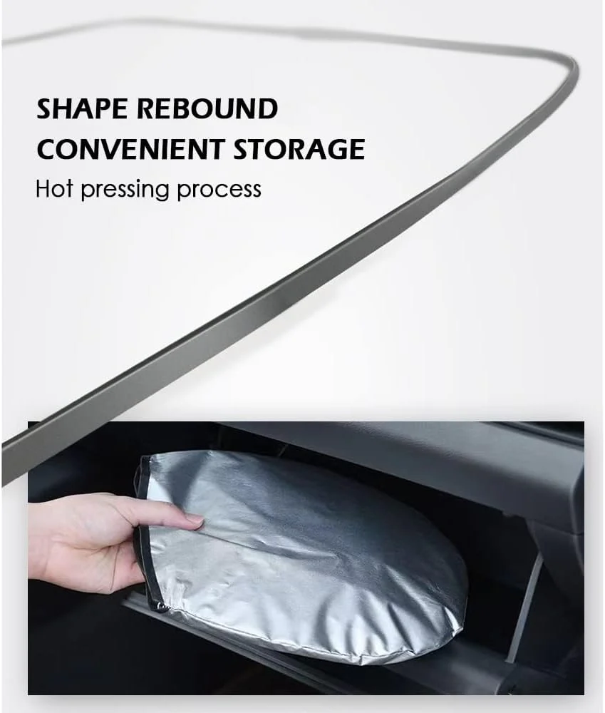 CAR SUNSHADE PROTECTORPROTECT CAR INTERIOR FROM UV RAYS AND HIGH HEAT - Image 5