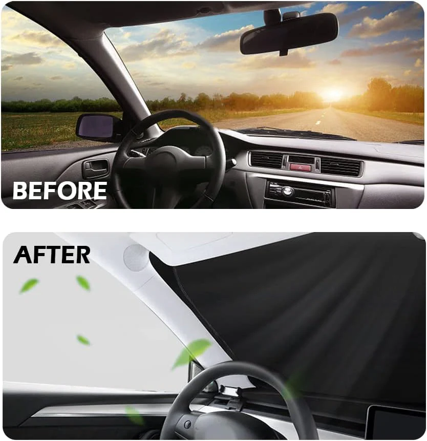 CAR SUNSHADE PROTECTORPROTECT CAR INTERIOR FROM UV RAYS AND HIGH HEAT - Image 6