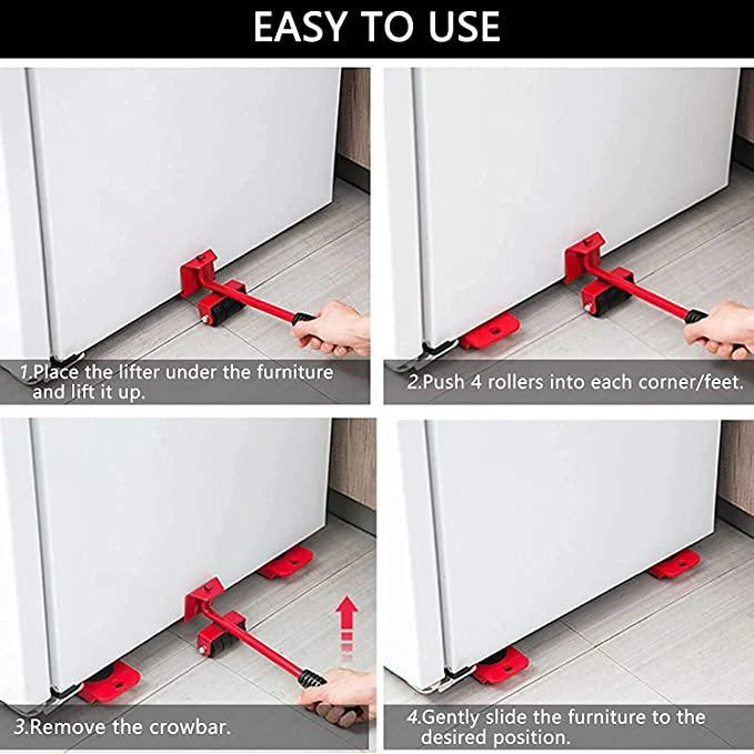 Heavy Furniture Lifter Tools with Sliders for Easy and Safe Shifting - Image 2