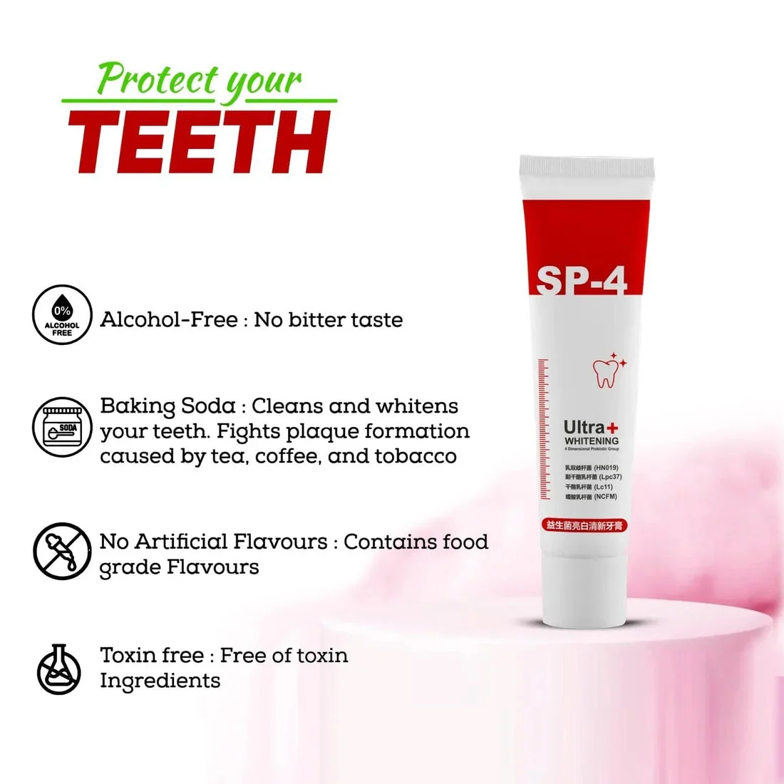 Intensive Teeth Whitening Toothpaste ( Buy 1 Get 1 Free ) - Image 5