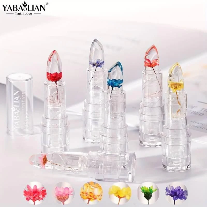 Crystal Jelly Flower Color Changing Lipstick - Image 2