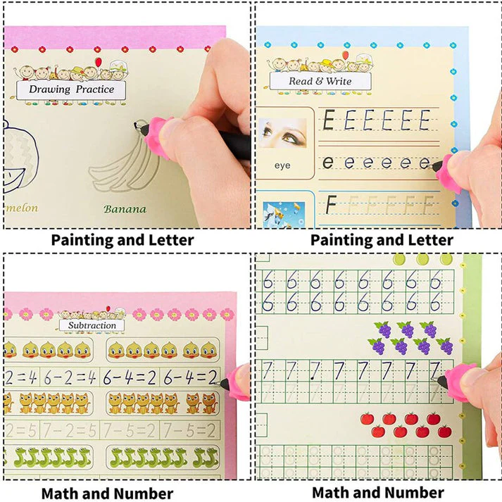 Magic Practice Copybook ( Pack of 4 ) - Image 2