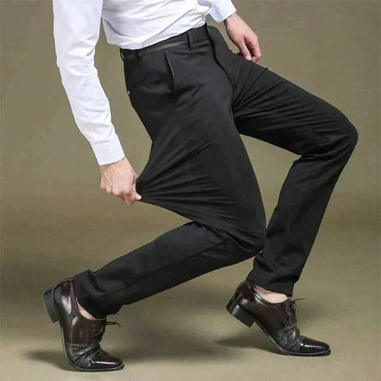 🔥👖High Stretch Men's Classic Pant For Men (LIGHT GREY) 💖 - Image 7