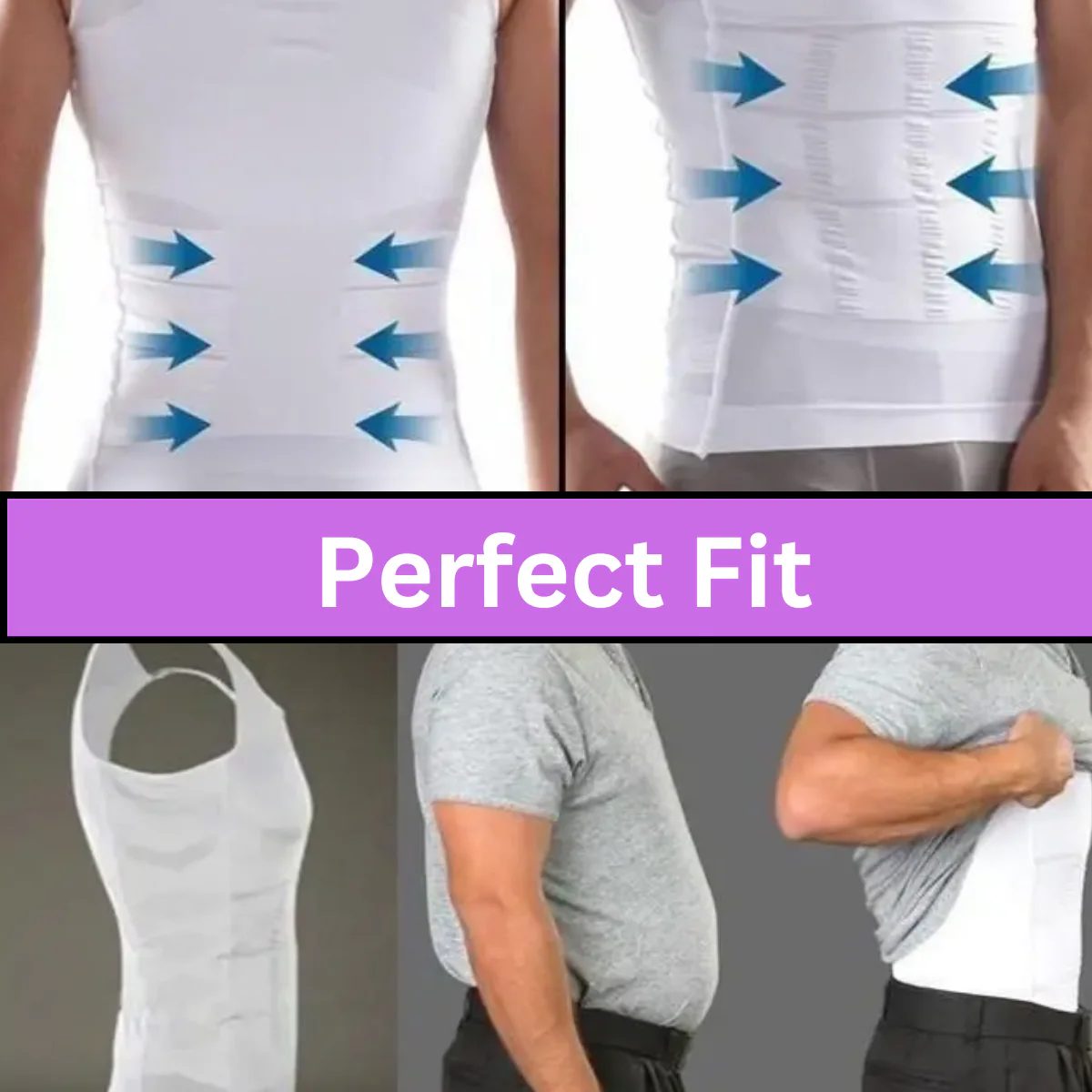 Men's Solid Compression Flexvest - Image 2