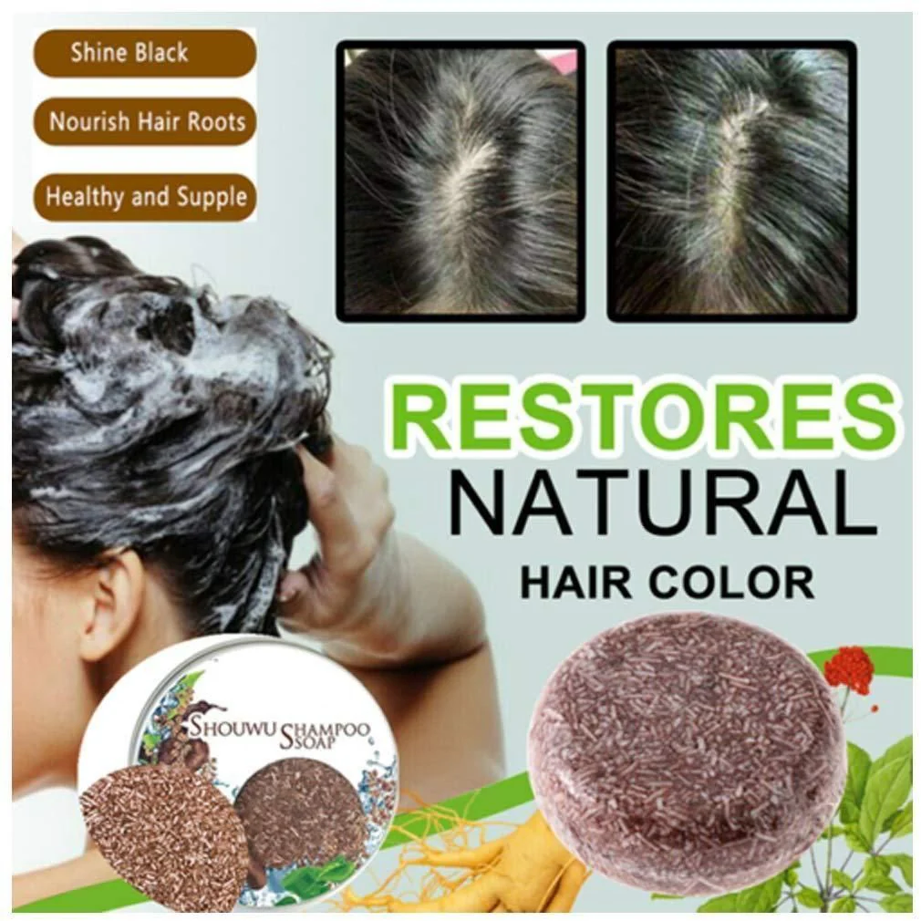 Organic Grey Reverse Shampoo Bar-Natural Organic Conditioner And Repair Care (Pack of 1) - Image 4