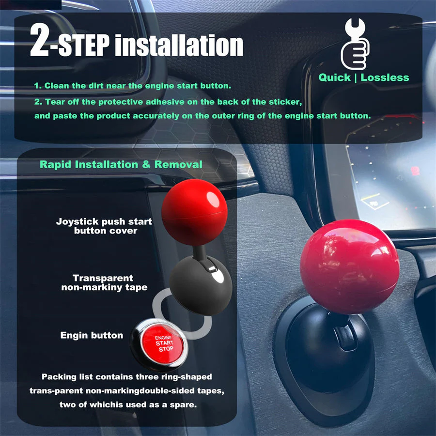 Push Start Button Cover - Image 7