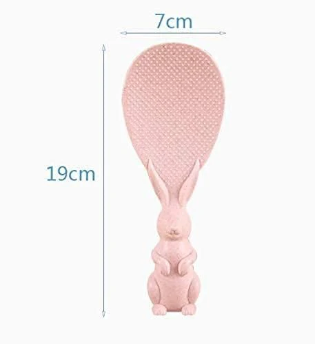 Rabbit Standing Non-Stick Rice Spoon (Pack of 3) - Image 4