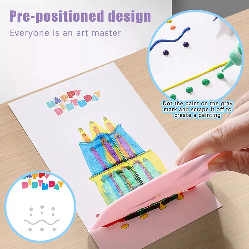 Rainbow Dot Painting Art Kits - Image 3