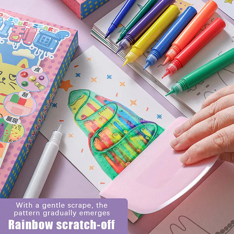 Rainbow Dot Painting Art Kits - Image 4