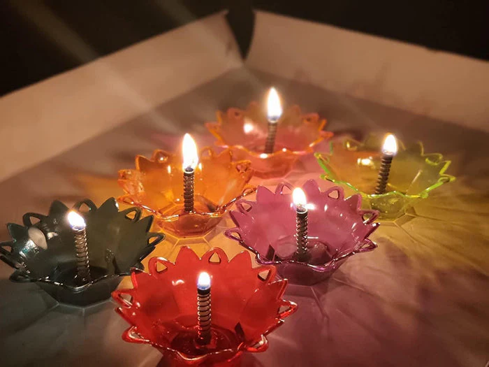 🪔 LAST DAY 50% 0FF 🪔 3D REFLECTIVE DIYA SET - Image 5