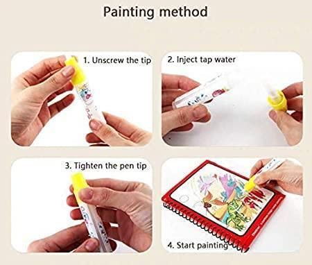Reusable Magic Water Painting Book ( Pack of 4 ) - Image 4