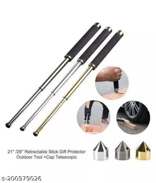 PREMIUM METAL SELF DEFENCE STICK (Heavy Metal and Extendable) - Image 6