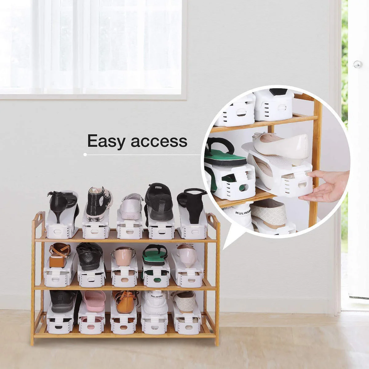 Shoe Organizer - The Adjustable Shoe Rack Space Saver - Image 7