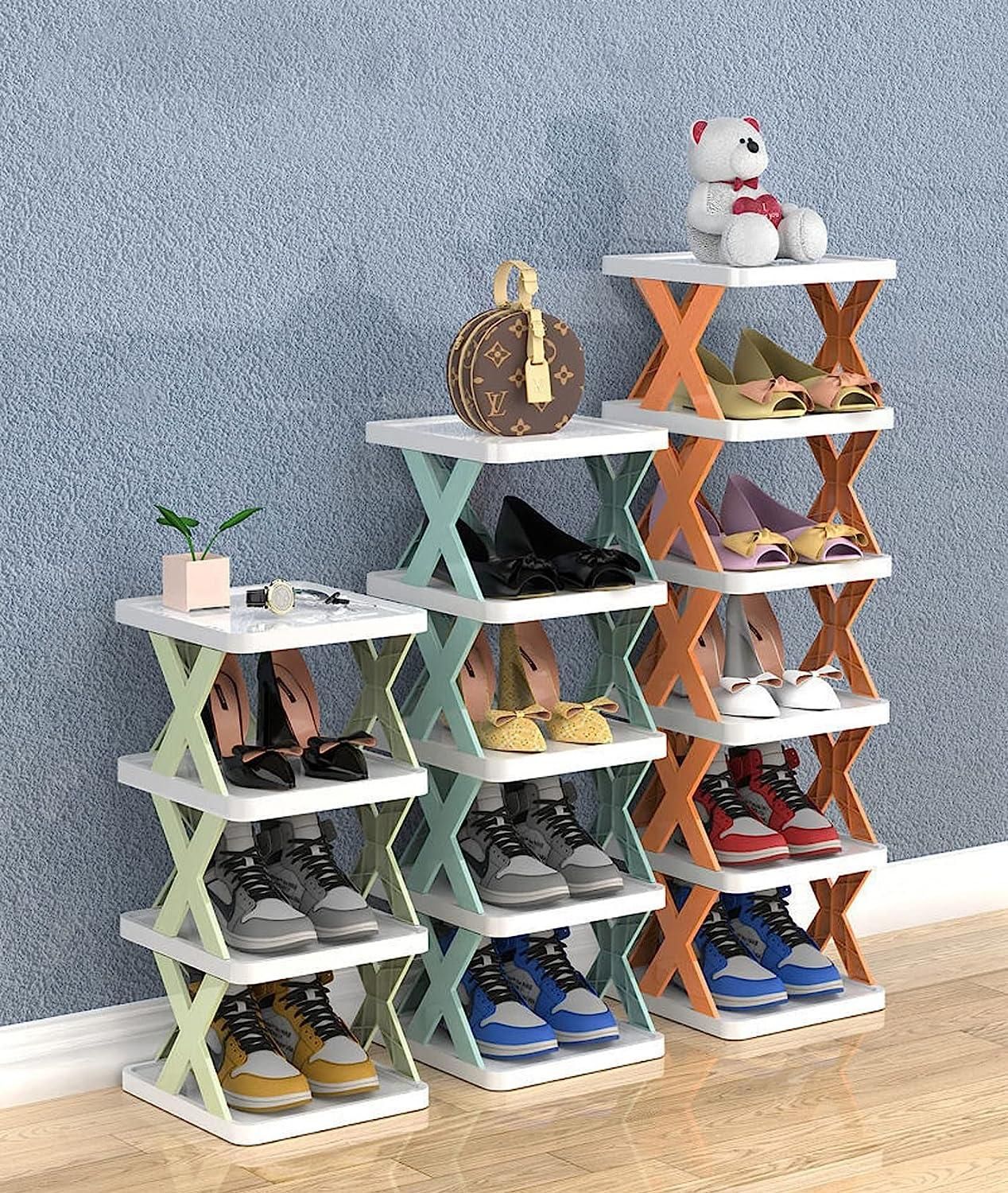 Smart Foldable Shoes Shelf 6 Tier Shoe Rack - Image 6