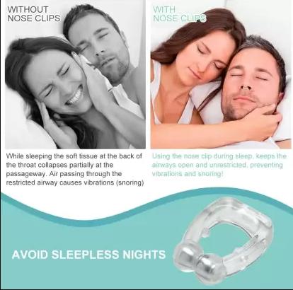 Portable Anti Snoring Device for Men and Women - High-Quality | Medical Grade Soft Silicone Nose Clip - Image 5