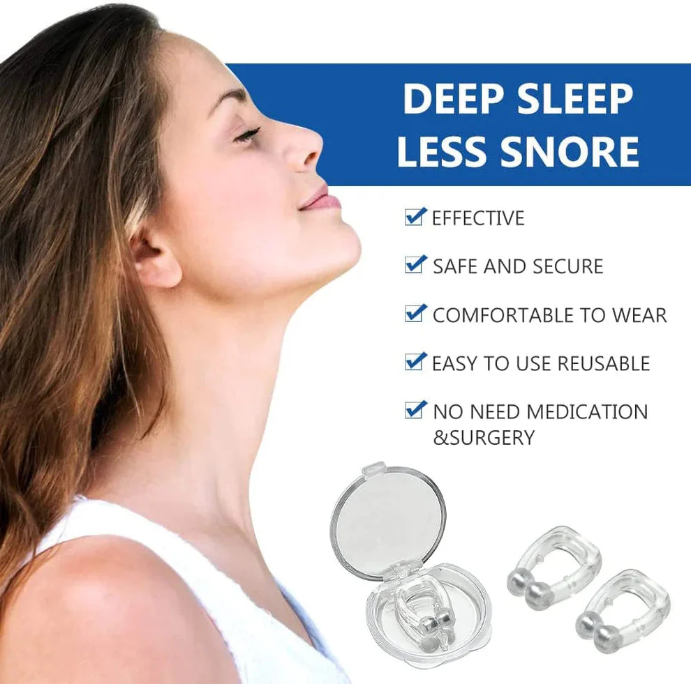 Portable Anti Snoring Device for Men and Women - High-Quality | Medical Grade Soft Silicone Nose Clip - Image 7
