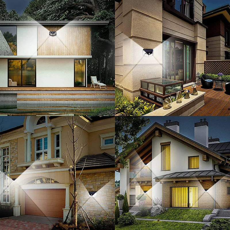 SOLAR MOTION SENSOR LIGHT FOR HOME AND GARDEN,OUTDOORS,BRIGHT SOLAR WIRELESS SECURITY MOTION SENSOR - Image 3