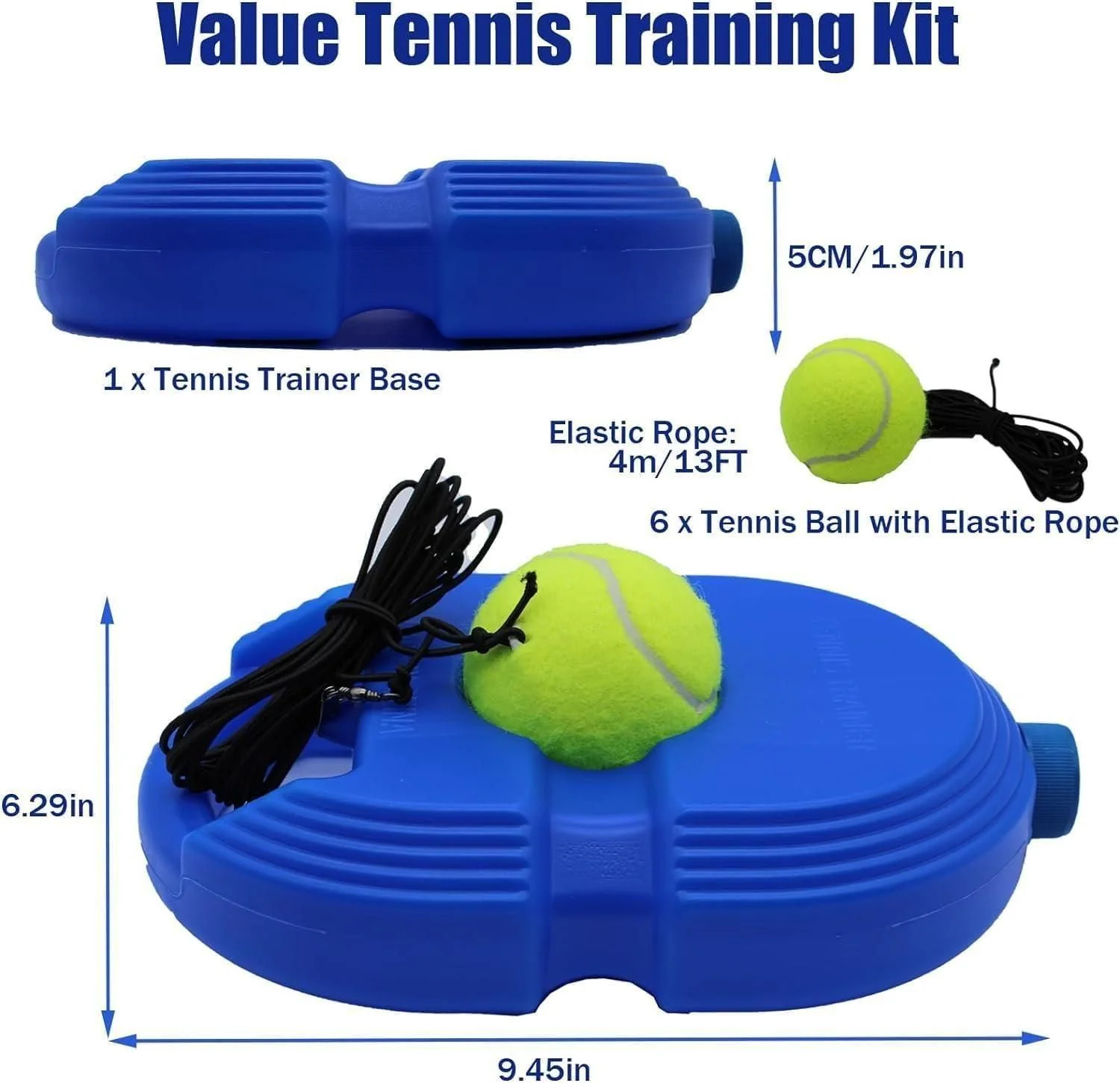 Solo Tennis Trainer Rebound Ball with String for Self Tennis Practice - Image 4