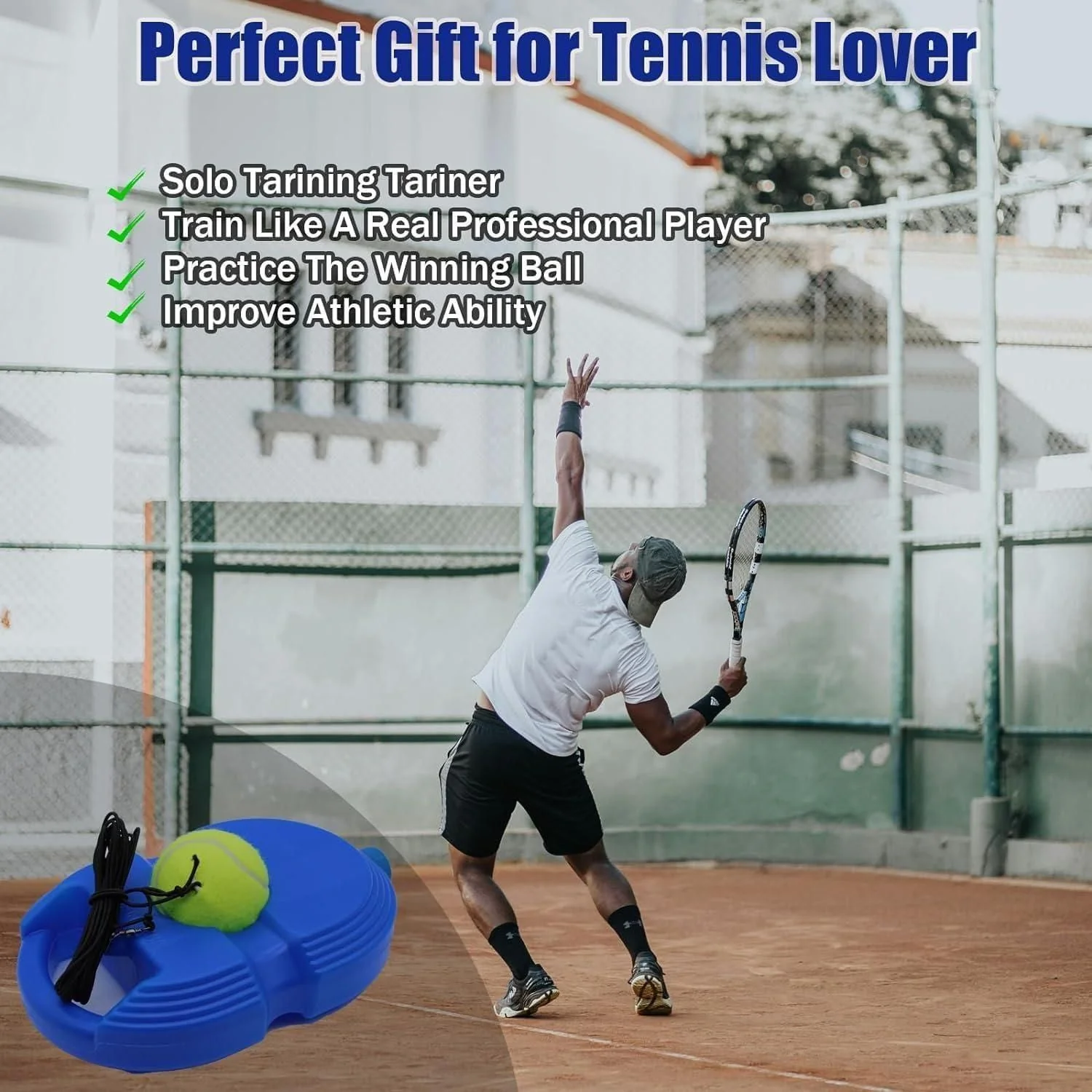 Solo Tennis Trainer Rebound Ball with String for Self Tennis Practice - Image 5