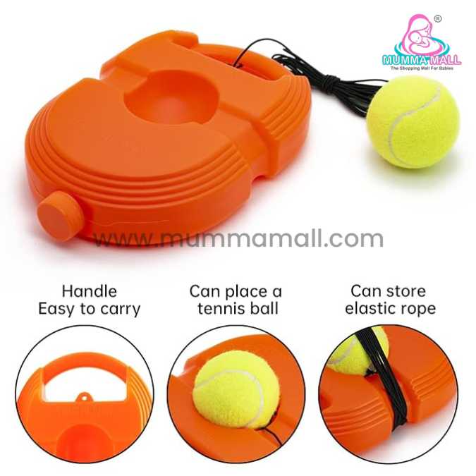 💥Tennis & cricket Trainer Rebound Ball || Perfect For Self-Study Practice💯Useful Beginner🔥 - Image 4