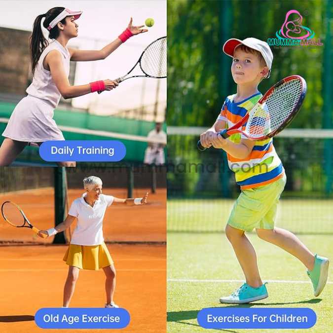 💥Tennis & cricket Trainer Rebound Ball || Perfect For Self-Study Practice💯Useful Beginner🔥 - Image 6