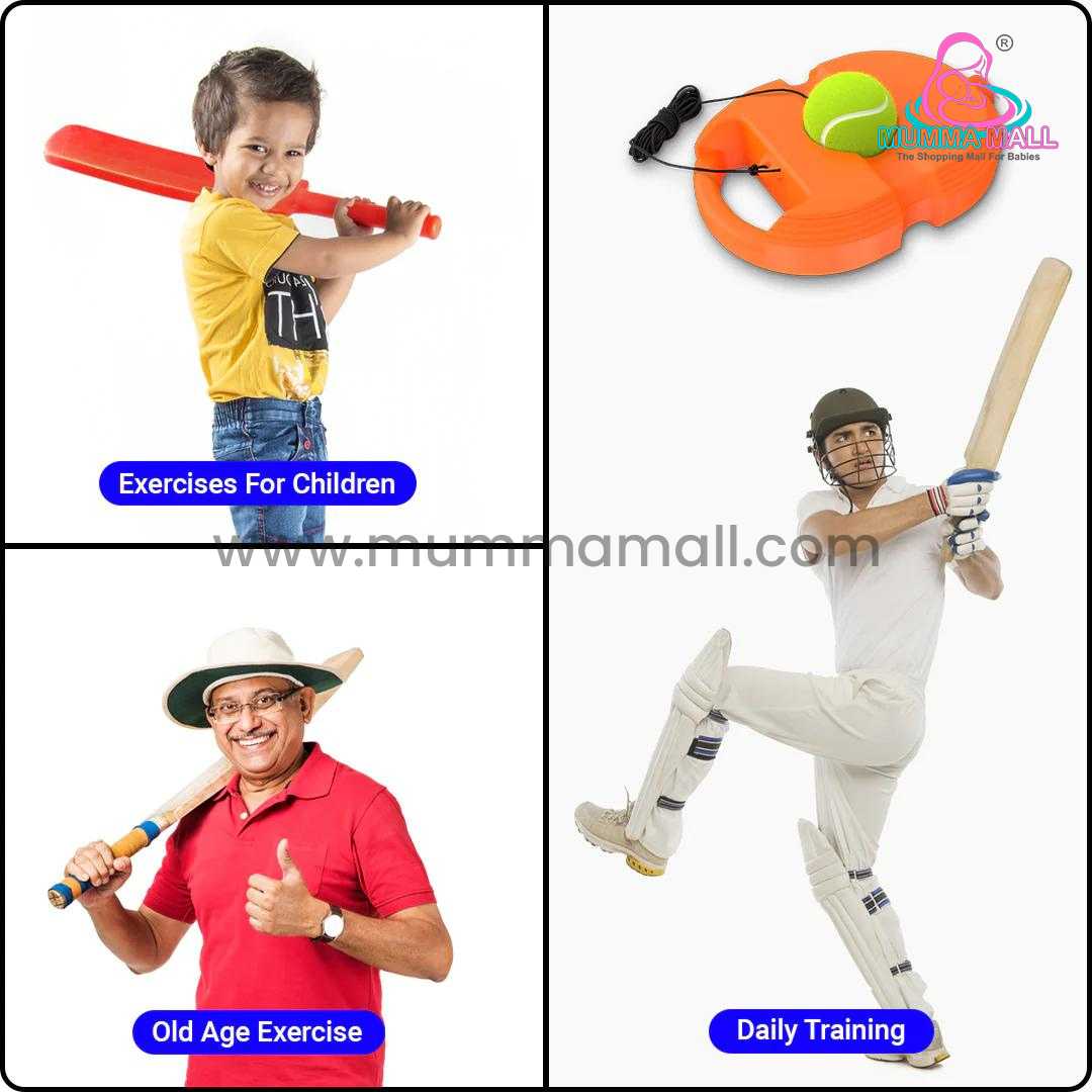 💥Tennis & cricket Trainer Rebound Ball || Perfect For Self-Study Practice💯Useful Beginner🔥 - Image 9