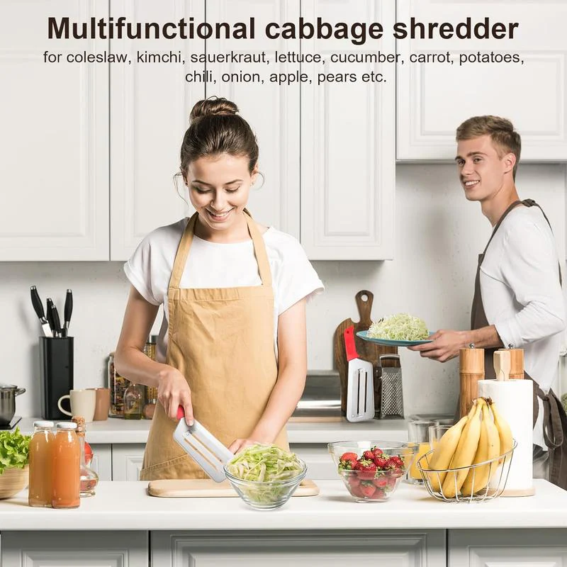 Stainless Steel Cabbage Shredder - Image 4