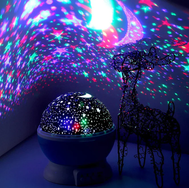 Star Master Dream Color Changing Rotating Projection Lamp