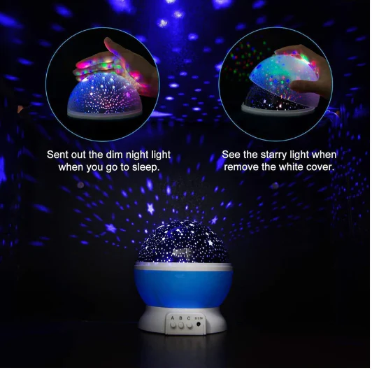 Star Master Dream Color Changing Rotating Projection Lamp - Image 7